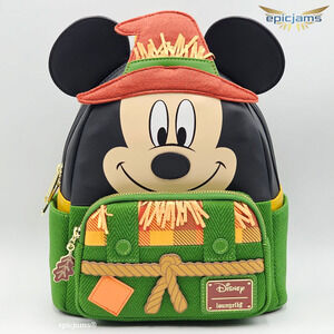 Loungefly Disney Mickey Mouse Scarecrow Mini Backpack
